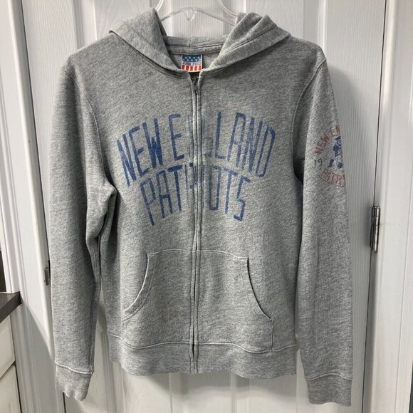 New England Patriots Junk Food Full Zip Hoodie Jacket Size Small/Medium - Picture 8 of 8
